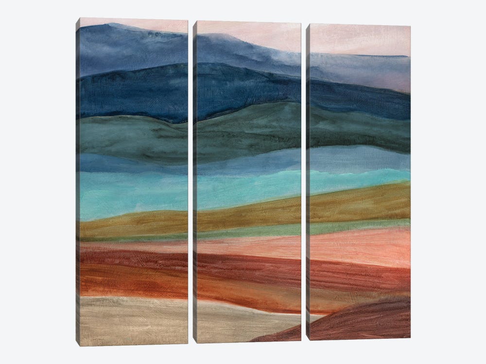 Desert Layers by Carol Robinson 3-piece Canvas Art Print