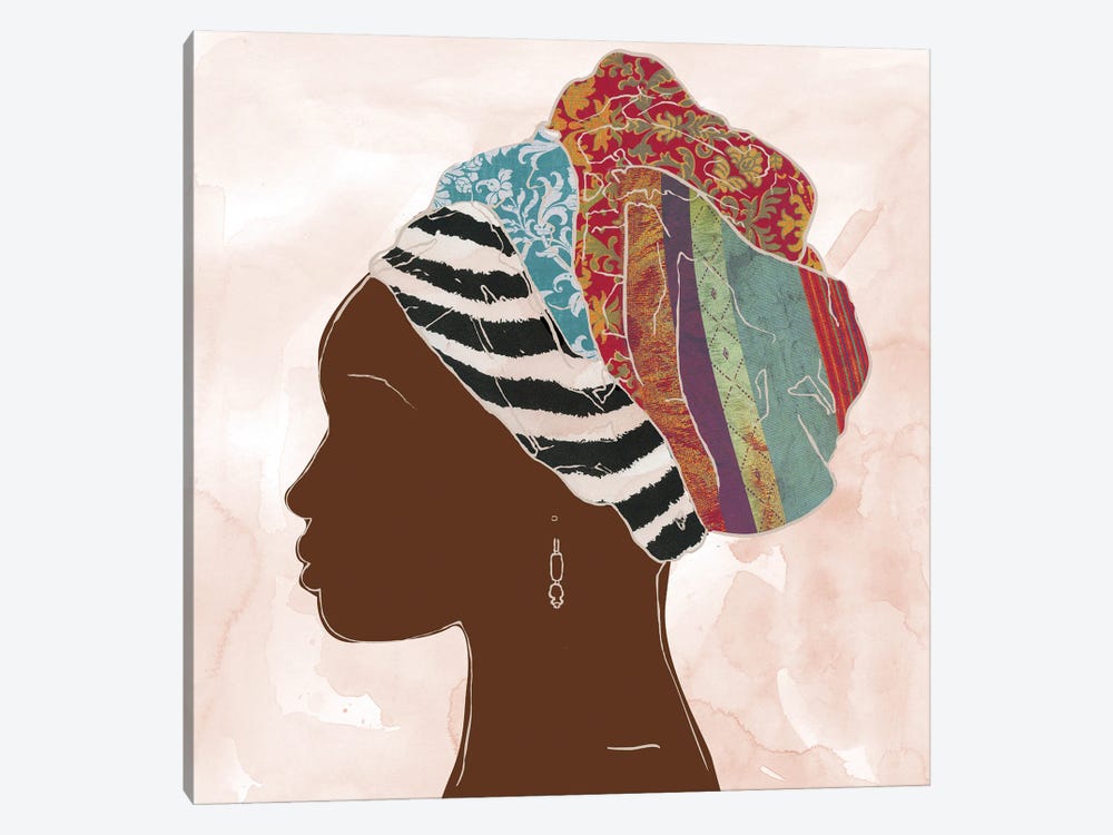 African Portrait II by Carol Robinson 1-piece Canvas Artwork
