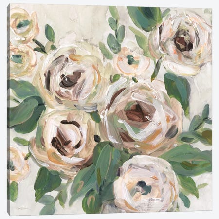 Bright Floral Depth Canvas Print #CRO1356} by Carol Robinson Canvas Print