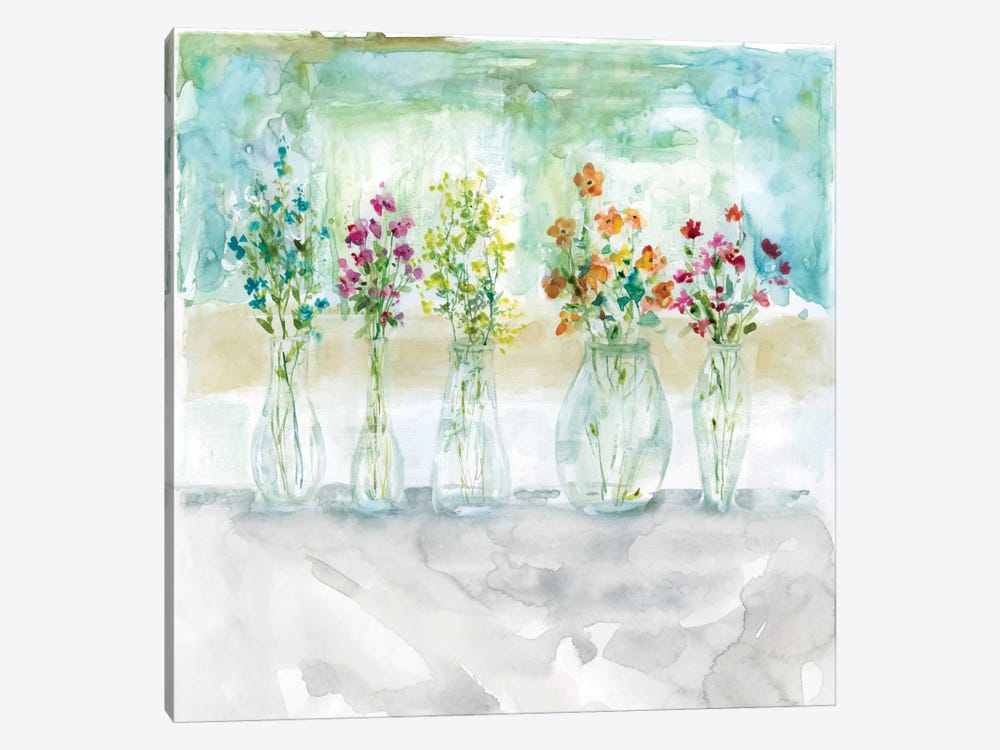Color Wash Bouquet by Carol Robinson 1-piece Canvas Print