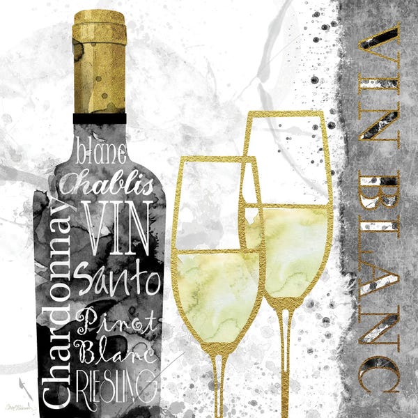 Wine: Glam White Wine by Carol Robinson