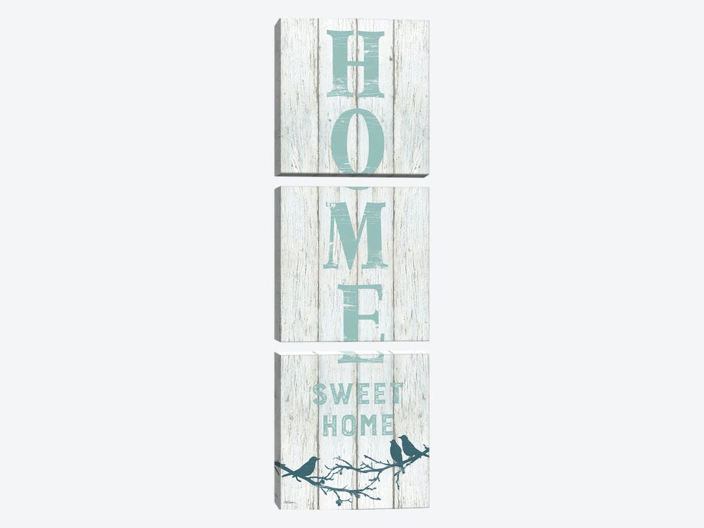 Home Sweet Home by Carol Robinson 3-piece Canvas Art Print