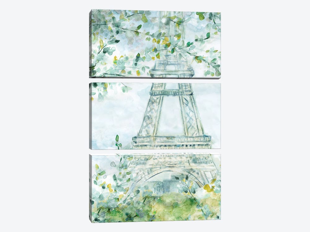 Paris Blooming by Carol Robinson 3-piece Canvas Artwork