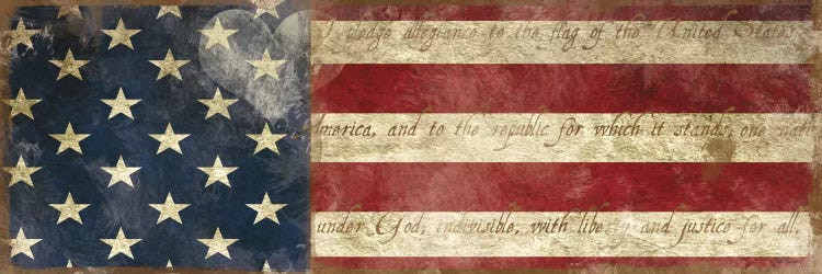 I Pledge by Carol Robinson canvas print