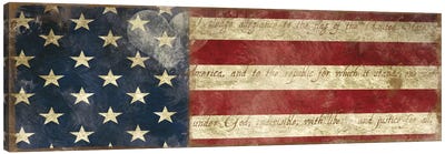I Pledge Canvas Art Print - American Flag Art