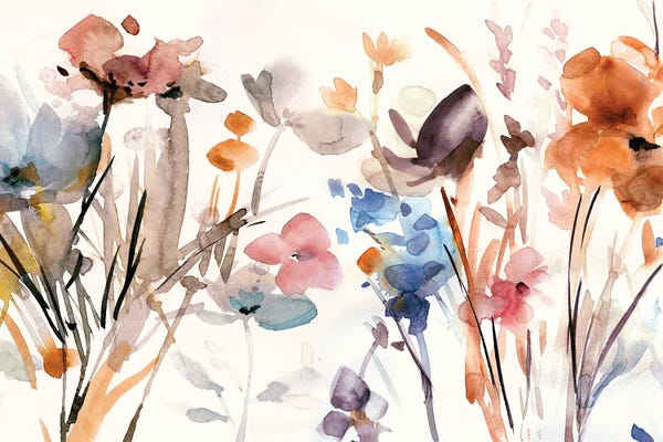 Modern Farmhouse Living Room: Pop Garden by Carol Robinson