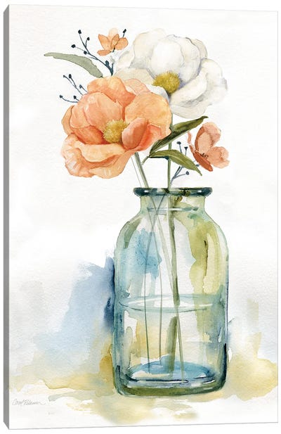 Simple Blossoms II Canvas Art Print - Still Life