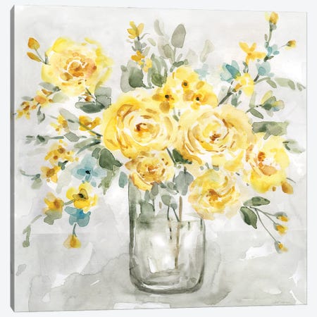Sunshine Bouquet II Canvas Print #CRO1414} by Carol Robinson Canvas Artwork