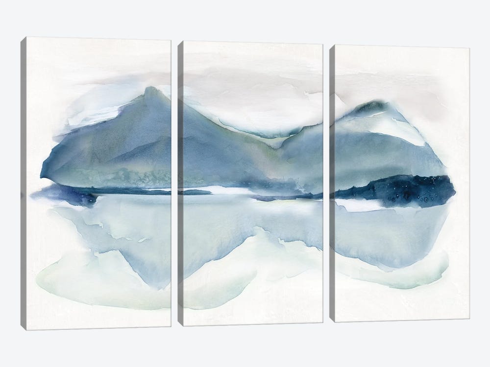 Blue Peaks by Carol Robinson 3-piece Canvas Artwork