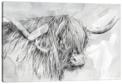 Highland Prince Canvas Art Print - Highland Cow Art