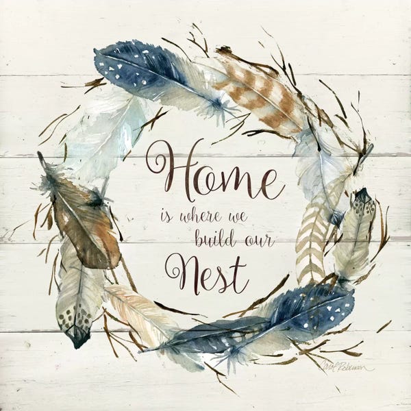 Modern Farmhouse Décor: Feather Home Nest by Carol Robinson