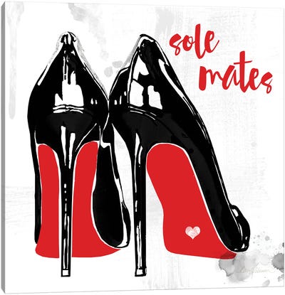 Red Sole Mates Canvas Art Print