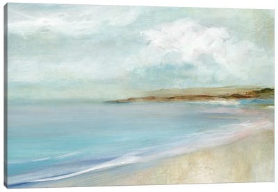 Secluded Beach Canvas Art Print - Minimalist Rooms