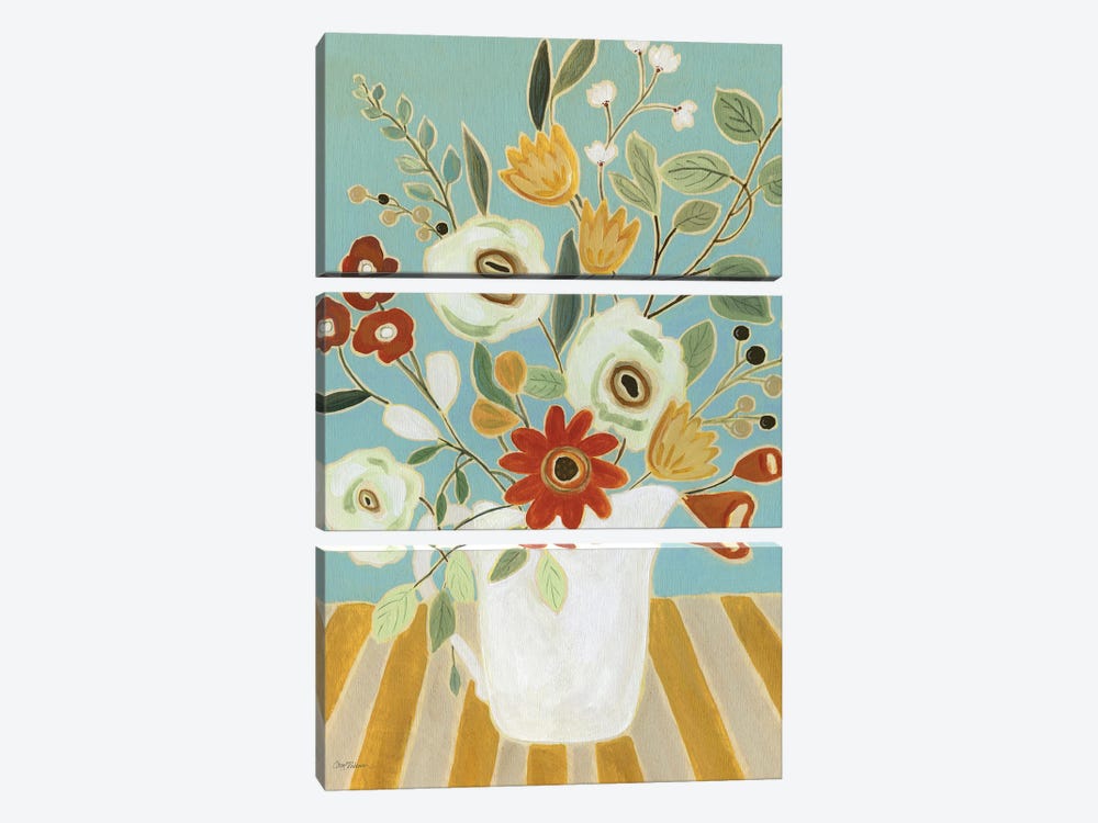 Joyful Blossoms I by Carol Robinson 3-piece Canvas Print
