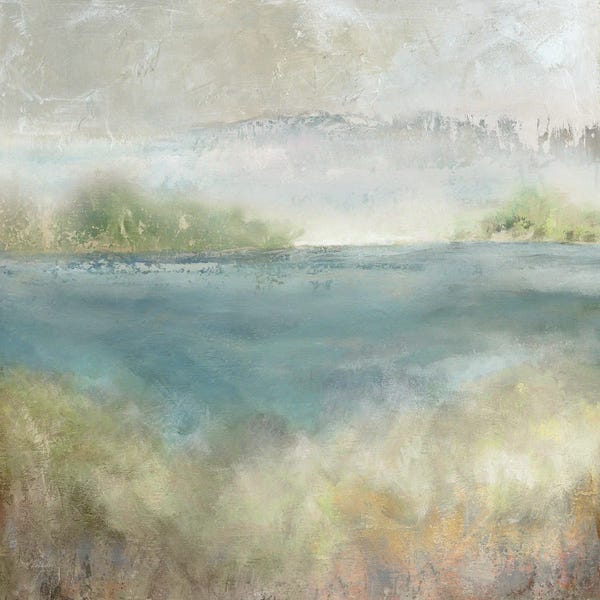 Large Art for Bathroom - Canvas Prints: Sage Expanse by Carol Robinson