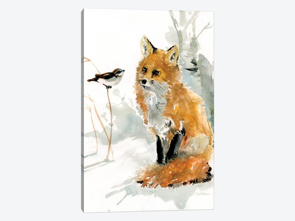 Fox and Friend by Carol Robinson 1-piece Canvas Art