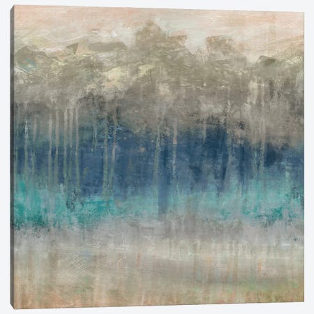 Treeline Reflections Canvas Print #CRO1490} by Carol Robinson Art Print