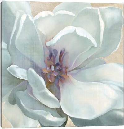 Iridescent Bloom I Canvas Art Print - Calm & Sophisticated Living Room Art