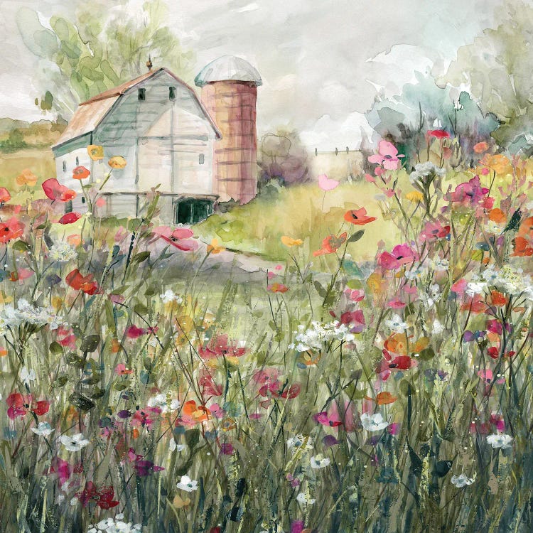 Farm in Bloom by Carol Robinson wall art