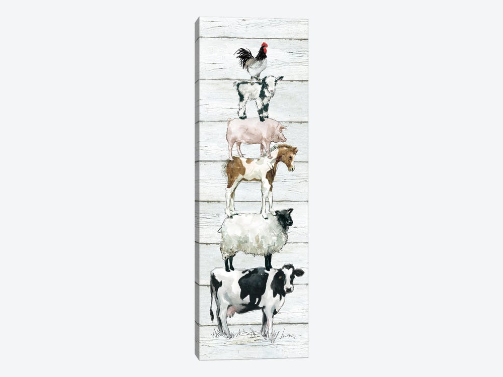Farm Stack by Carol Robinson 1-piece Canvas Wall Art
