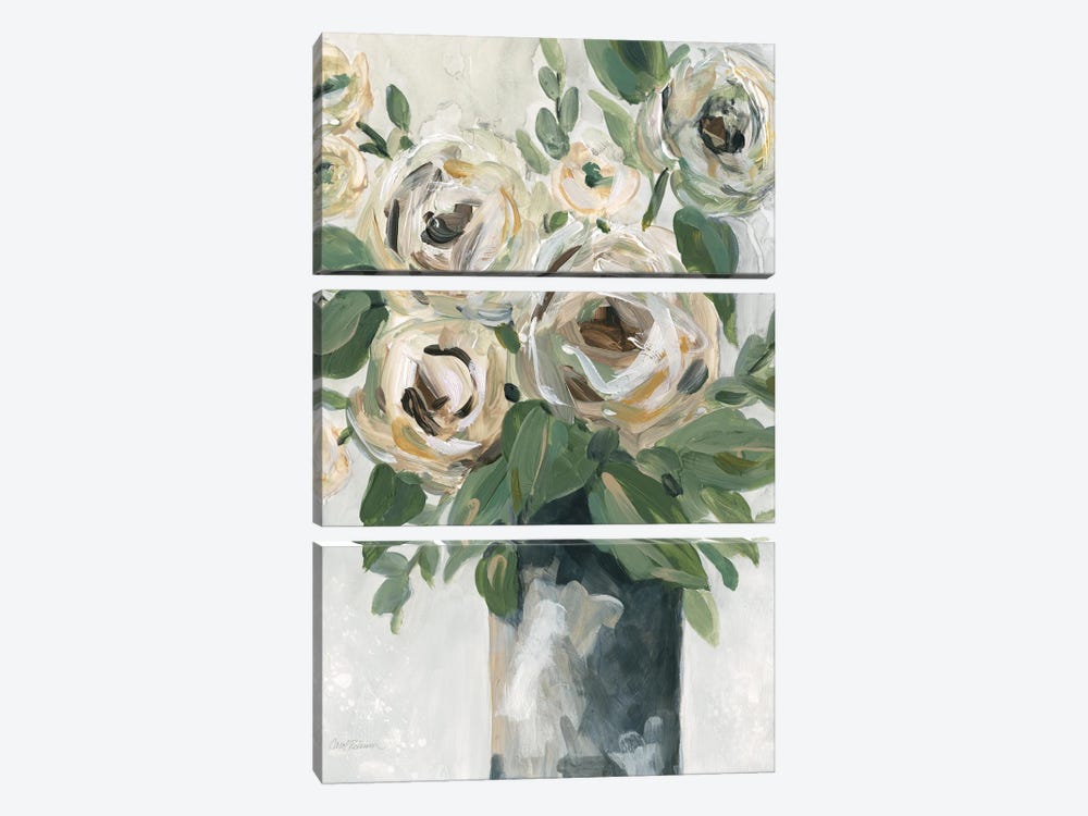 Floral Depth by Carol Robinson 3-piece Art Print