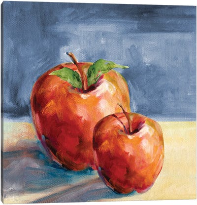 Fresh Apples Canvas Art Print - Apple Art
