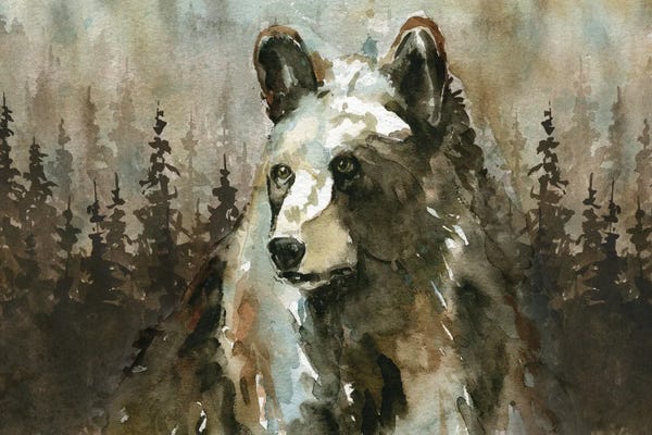 Brown Bears: Lodge Twilight II by Carol Robinson