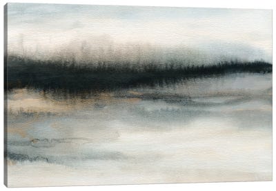 Reaching Dusk Canvas Art Print - Coastal & Ocean Abstract Art