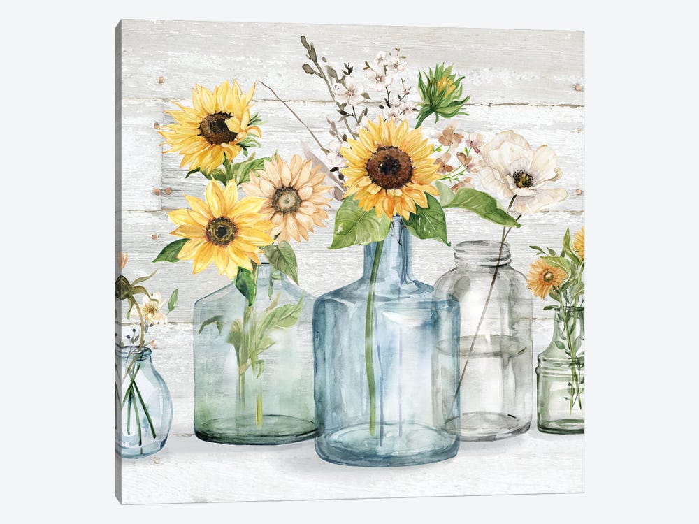 Sunflower Extravaganza by Carol Robinson 1-piece Canvas Art Print