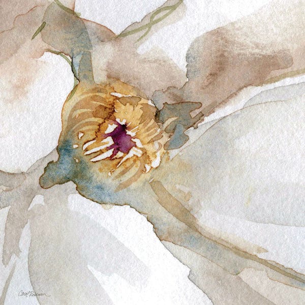 Modern Farmhouse Bedroom: Floral Center I by Carol Robinson