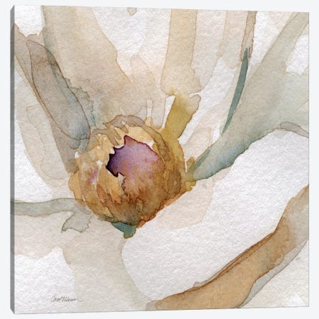 Floral Center II Canvas Print #CRO1536} by Carol Robinson Canvas Print