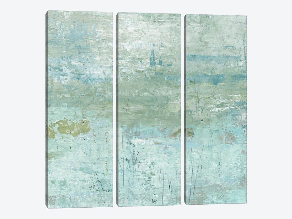 Abstract Watergarden II by Carol Robinson 3-piece Canvas Print