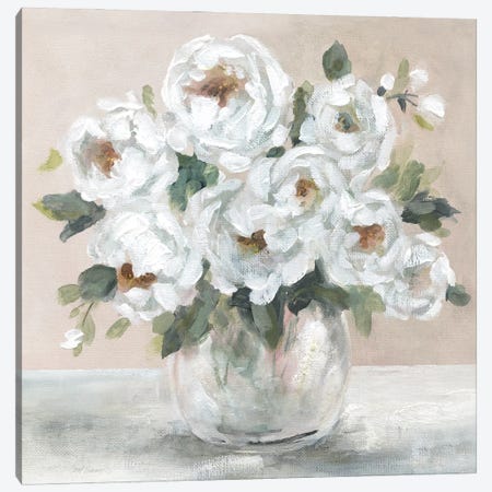Blushing Blooms II Canvas Print #CRO1546} by Carol Robinson Canvas Wall Art