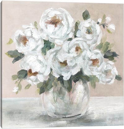 Blushing Blooms II Canvas Art Print - Carol Robinson