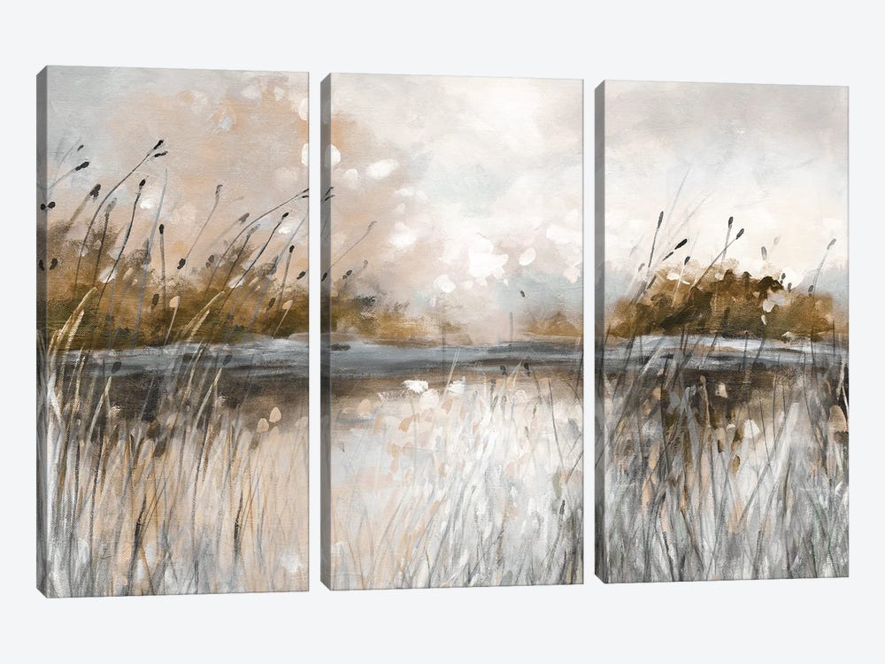 Honeybloom Lake Views by Carol Robinson 3-piece Canvas Wall Art