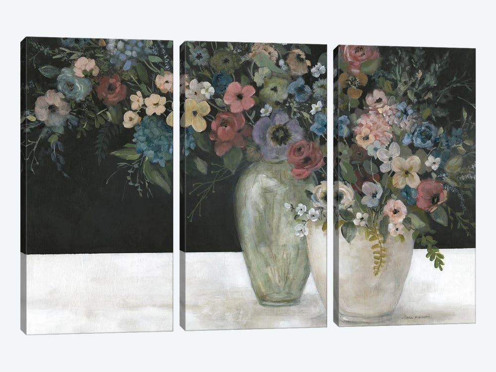 Vintage Blossoms by Carol Robinson 3-piece Canvas Wall Art