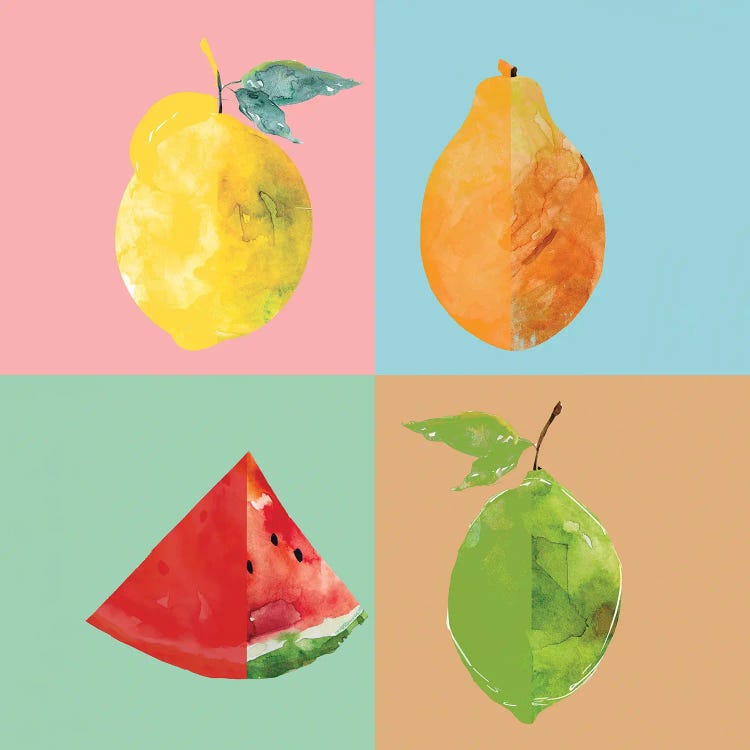 Happy Fruit Colorblock