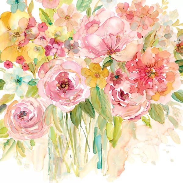 Watercolor Flowers: Nature's Joy by Carol Robinson