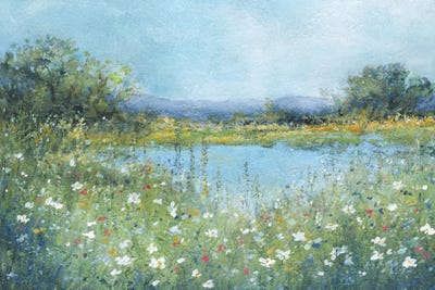 Canvas Print: Wildflower Lake by Carol Robinson - thumbnail