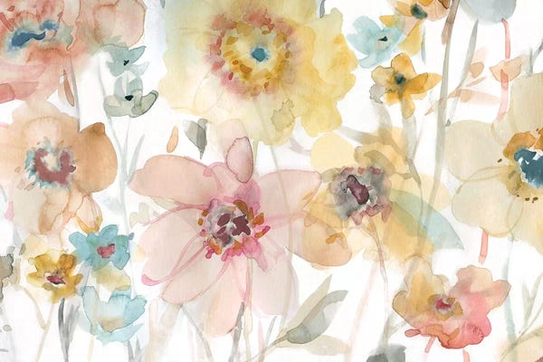Watercolor Flowers: Soft Spring II by Carol Robinson