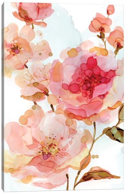Vivid Roses Canvas Art Print - Carol Robinson