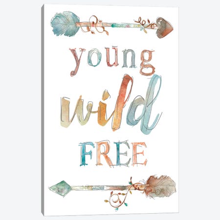 Young Wild Free Canvas Print #CRO197} by Carol Robinson Canvas Art