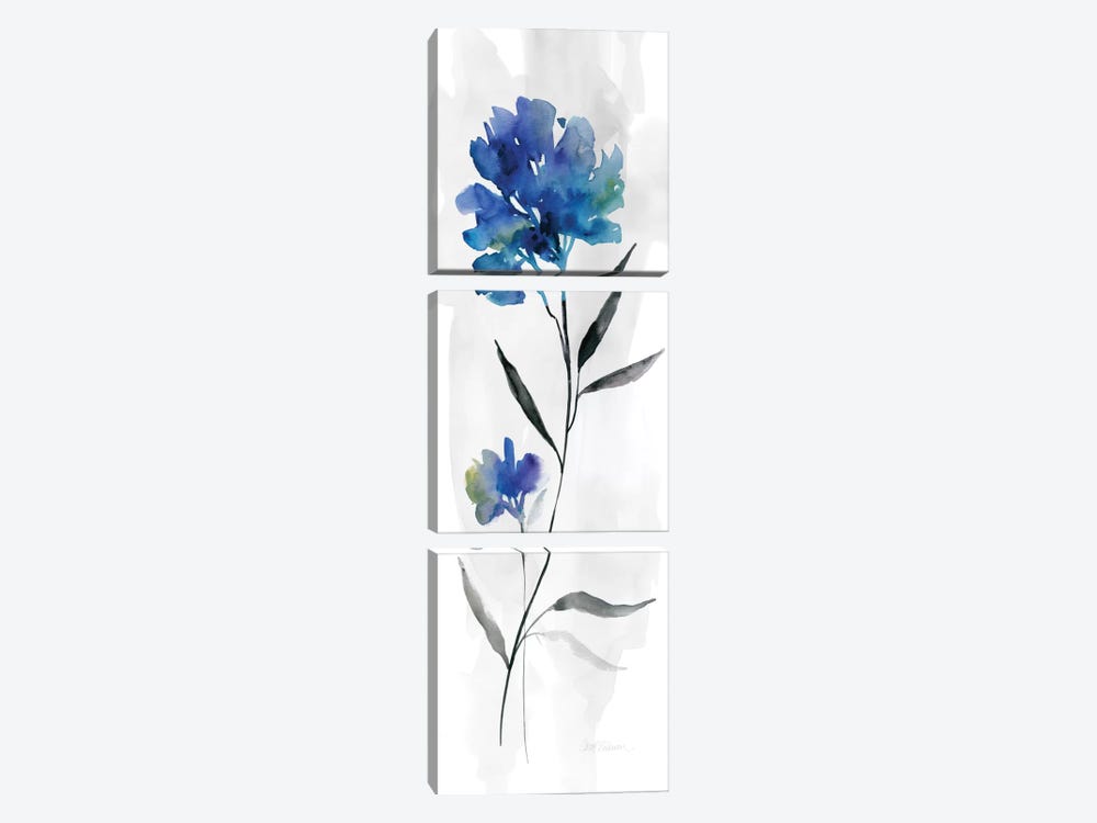Beautiful Blue II by Carol Robinson 3-piece Canvas Wall Art