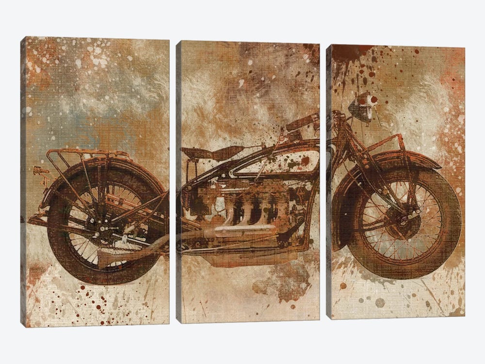 Live To Ride V by Carol Robinson 3-piece Art Print
