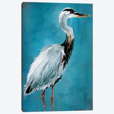 Great Blue Heron I Canvas Print #CRO260} by Carol Robinson Canvas Print