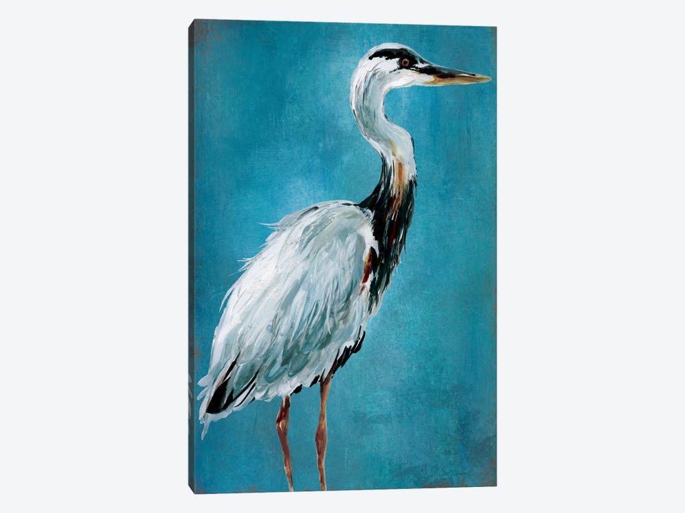 Great Blue Heron I by Carol Robinson 1-piece Canvas Artwork