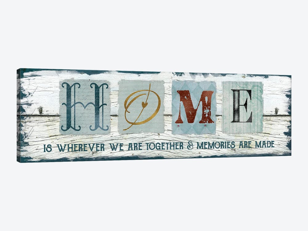Home Wherever We Are Together 1-piece Art Print