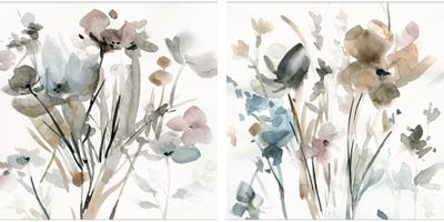 Dainty Blooms Diptych