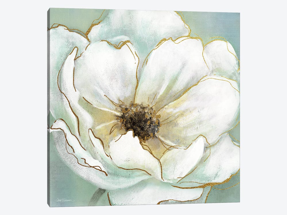 Soft Teal Splendor by Carol Robinson 1-piece Canvas Art Print