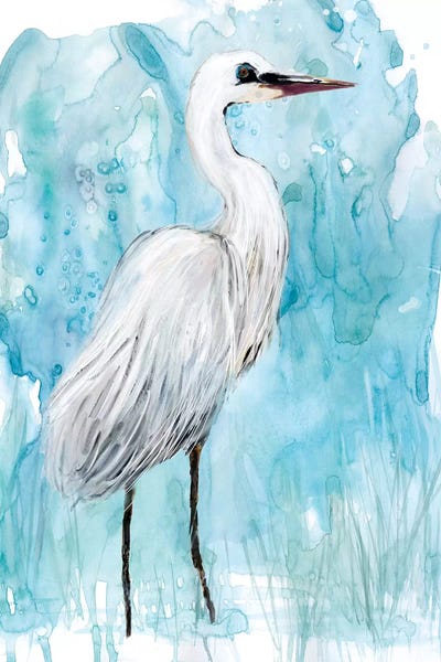 Egrets: Summer Sentinel I by Carol Robinson